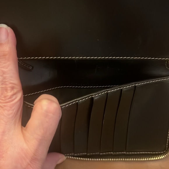 GUCCI Coated Canvas Leather Large Zip Around Wallet BEAUTIFUL - Picture 13 of 14